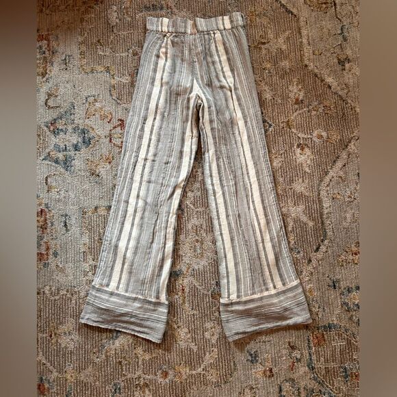 Express Gray Striped Pants - Picture 6 of 6